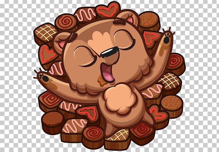 Brownie clipart animated. Chocolate vkontakte sticker personal