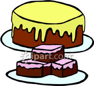 Cake and brownies royalty. Brownie clipart cartoon