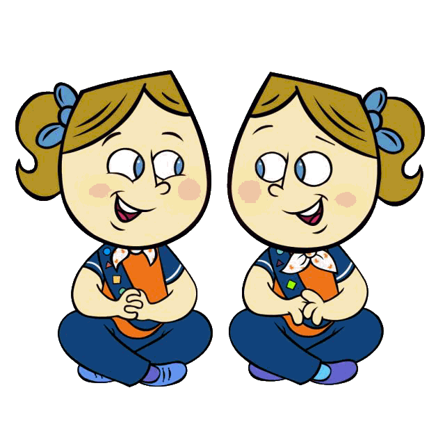 Loud songs with actions. Brownie clipart girl guides