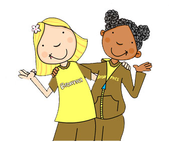 Brownie clipart girl guides. Brownies girlguiding clwyd