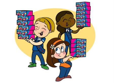 Brownie clipart girl guides. Scouts patch collecting blog