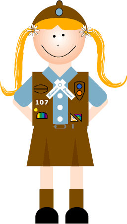 Brownie clipart individual. Girl scout clip art