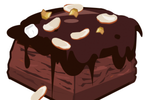 Brownies clipart. Brownie cilpart smart idea