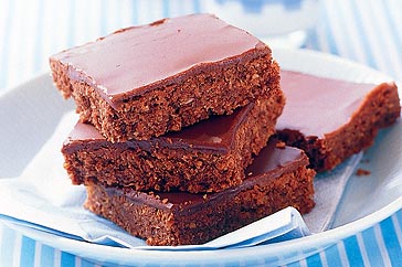 Brownies clipart chocolate slice. Coconut slices recipegreat com