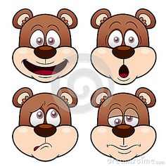 Bear ideal gift uniform. Brownies clipart face