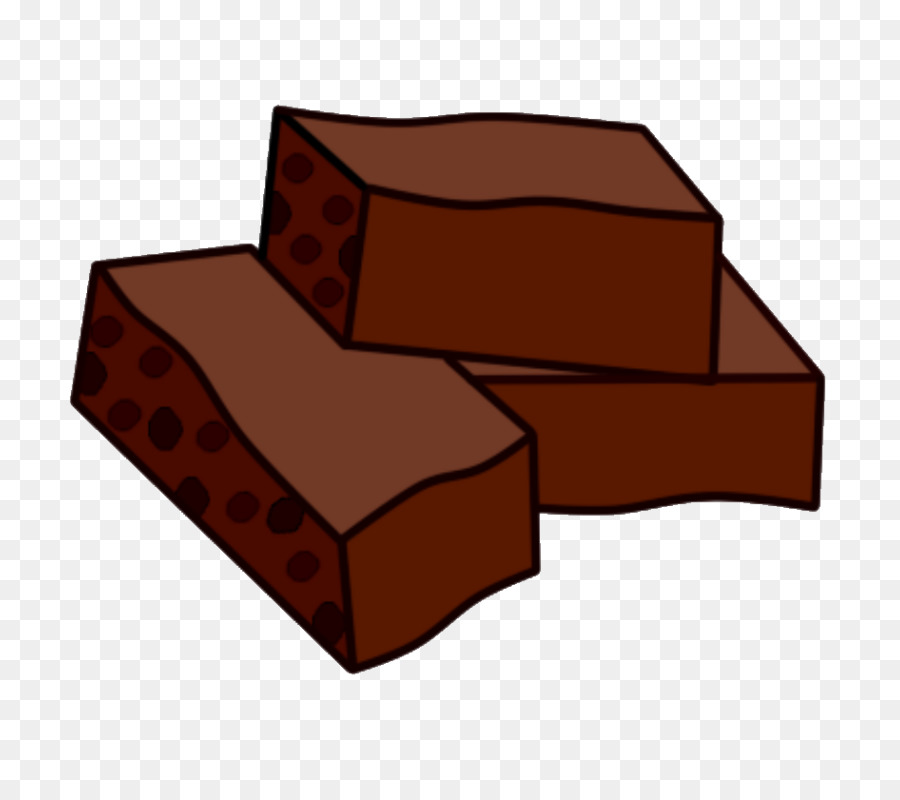 brownies clipart fudge