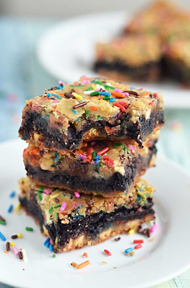 Birthday cake remix recipe. Brownies clipart old fashioned