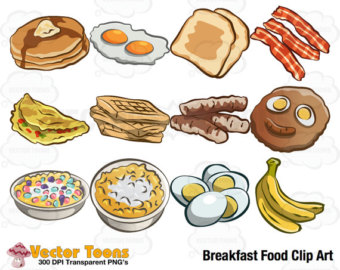 brunch clipart table food