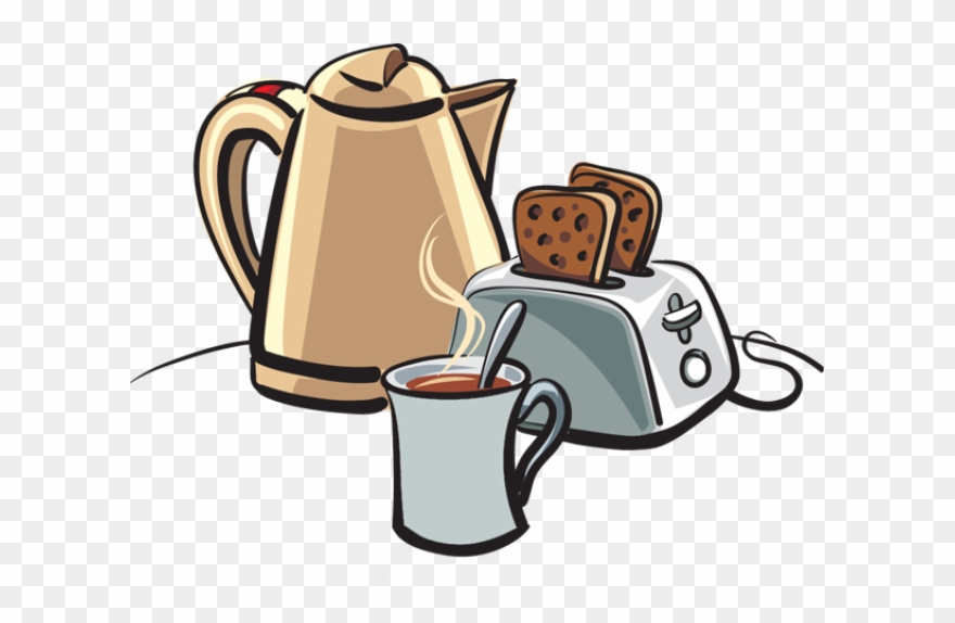 tea clipart tea toast