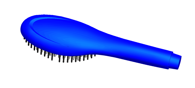 Antistatic hair healthy infusion. Brush clipart anti static