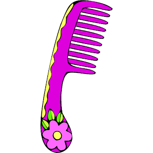 Comb clipart cartoon. Hair brush and clip