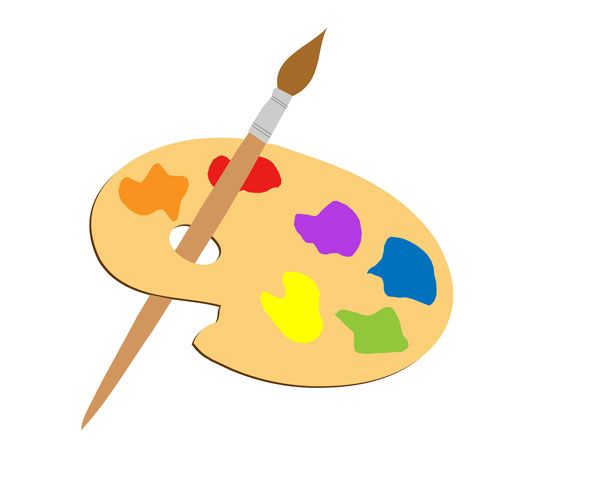 art clipart paint brush