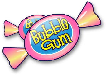 Image of gum clip. Bubble clipart bubblegum