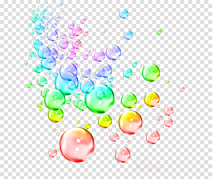 bubbles clipart colour