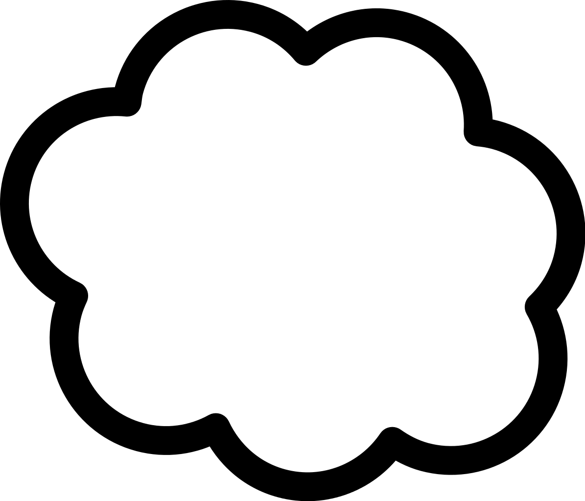 clipart cloud circle