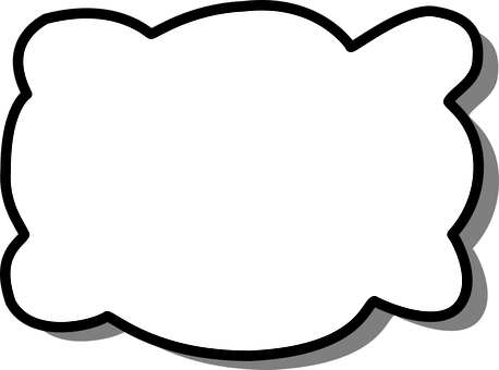 cloud clipart speech bubble