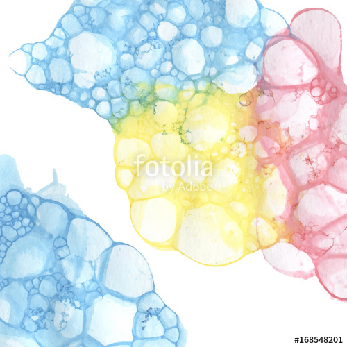 Bubble clipart suds. Vector illustration watercolor soap