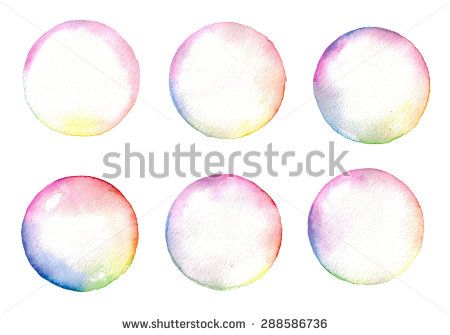 bubble clipart watercolor
