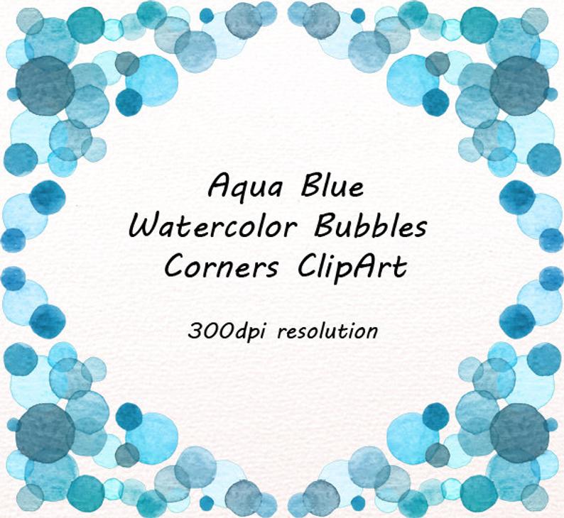 bubbles clipart border