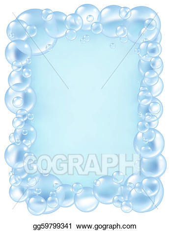 Frame bath fresh stock. Bubbles clipart bunch