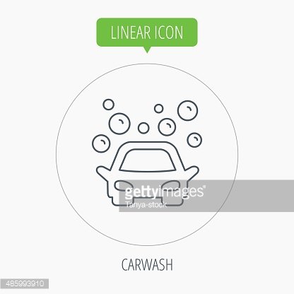 Cleaning station with premium. Bubbles clipart car wash