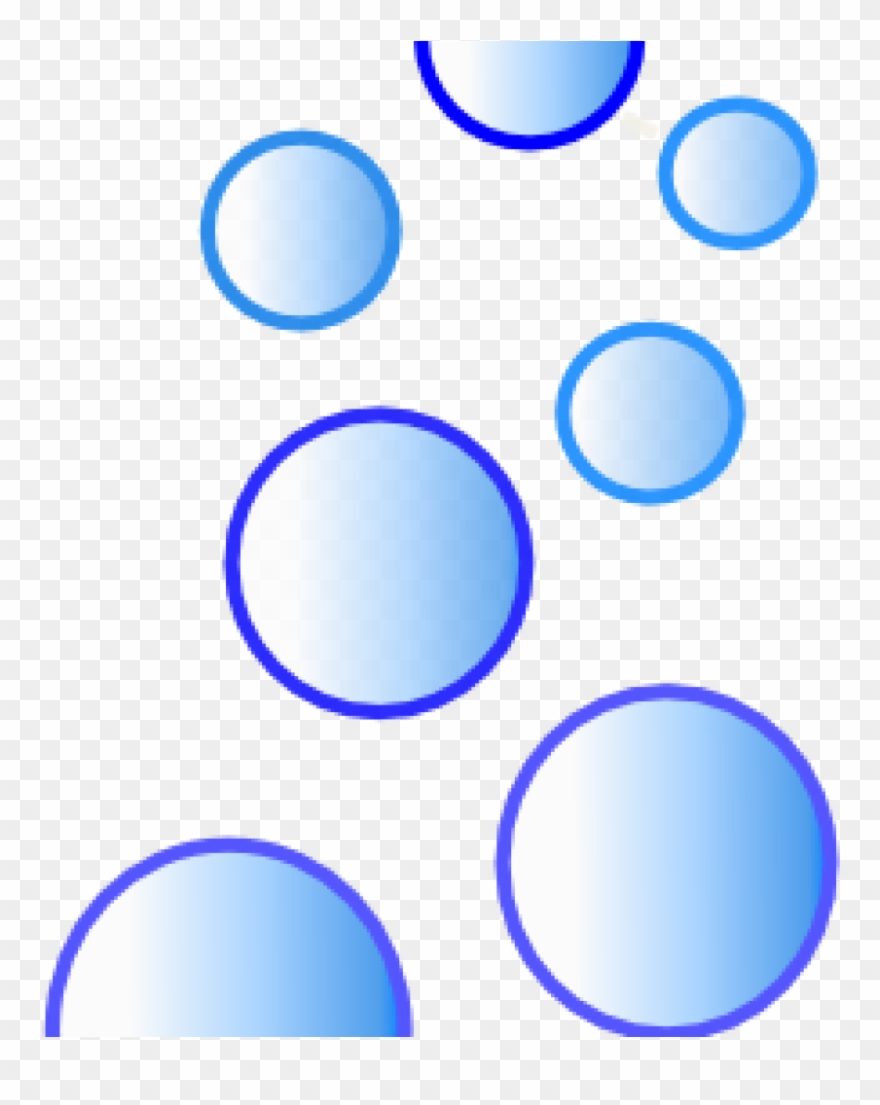 Bubbles clipart fish. Blue circle 