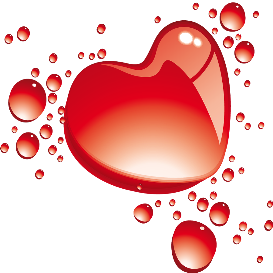 clipart heart bubble