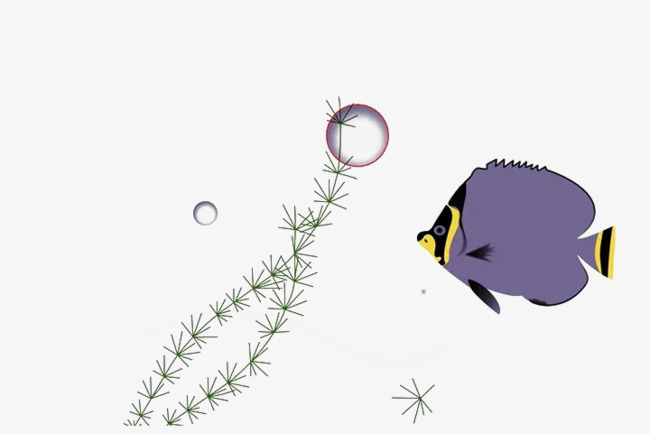 bubbles clipart seaweed