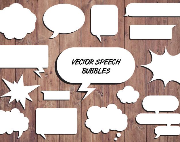 Speech svg chat bubble. Bubbles clipart vector