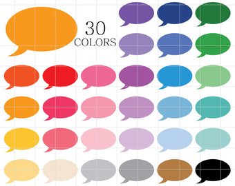 Bubble etsy speech colorful. Bubbles clipart word