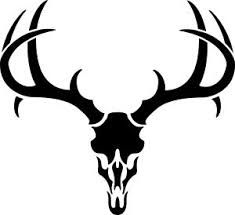 Deer silhouettes of clip. Buck clipart