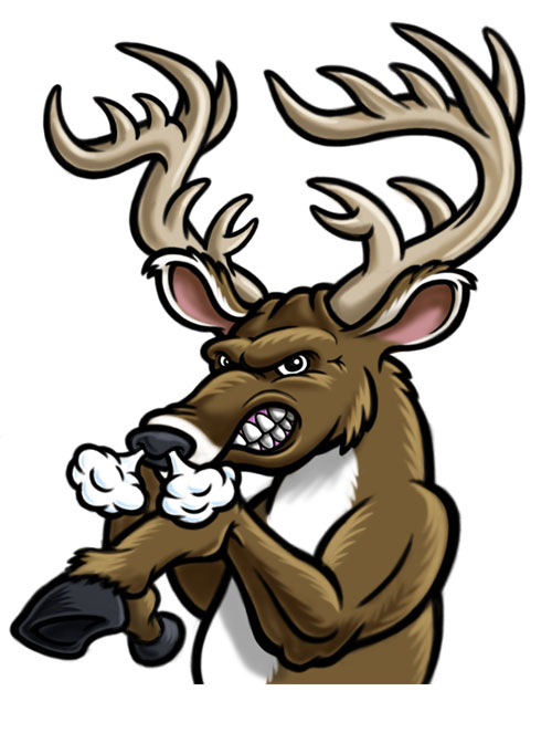 buck clipart angry