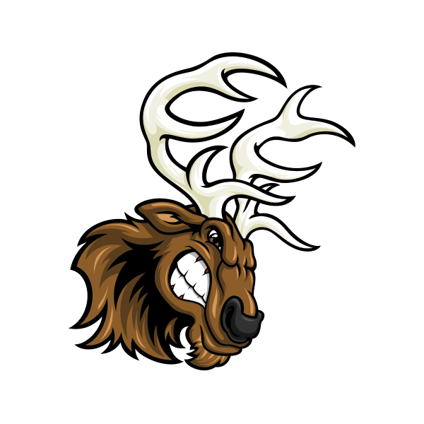 deer clipart angry