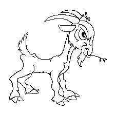 buck clipart angry