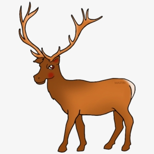 Elk clipart cartoon. Deer angry fighting baseball