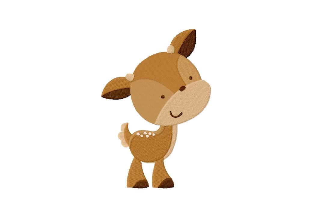 collection of woodland. Buck clipart baby deer