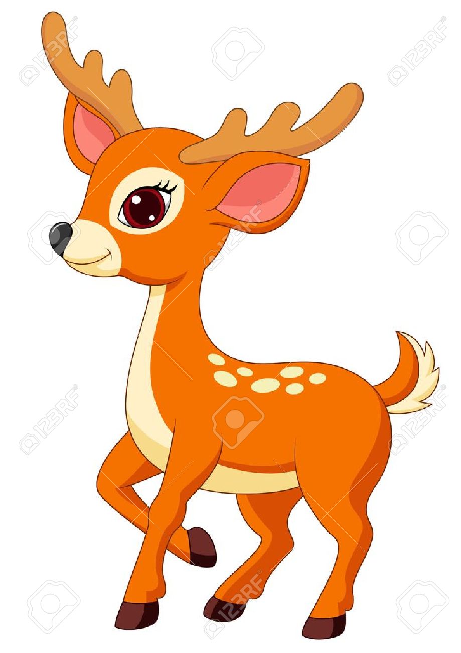 Pictures of deer free. Buck clipart cartoon