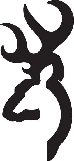Browning symbol one of. Buck clipart emblem