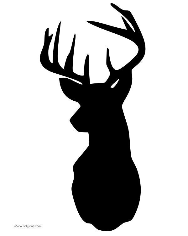 buck clipart moose head