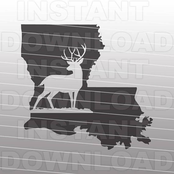 Buck clipart template. Deer hunting louisiana svg