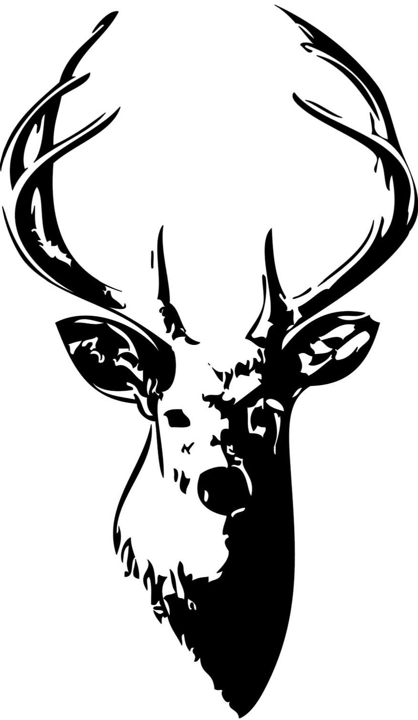 Buck clipart vector. Whitetail deer download vectors