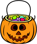 bucket clipart candy