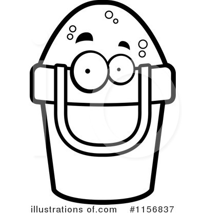 Illustration by cory thoman. Bucket clipart face