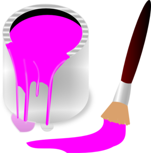 Bucket paint brush