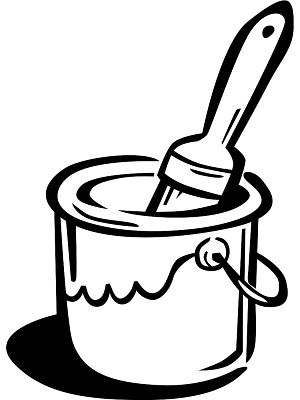 paint clipart paint bucket