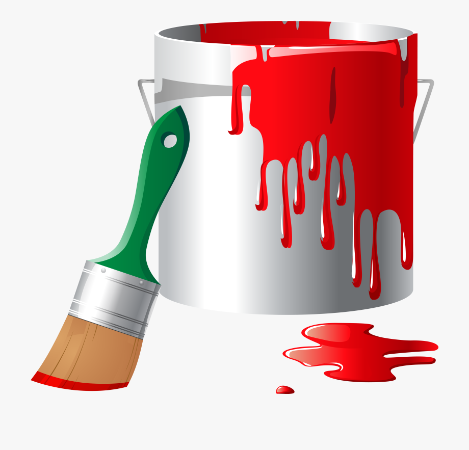 bucket clipart painting