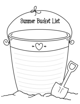bucket clipart summer