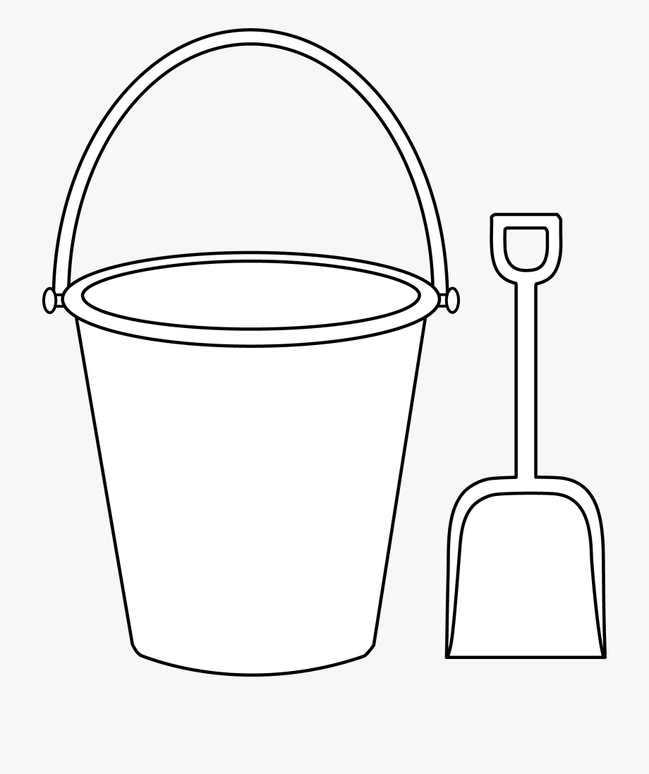 bucket clipart template