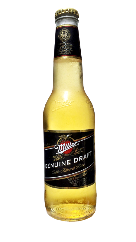 Miller genuine draft kingdom. Bud light bottle png