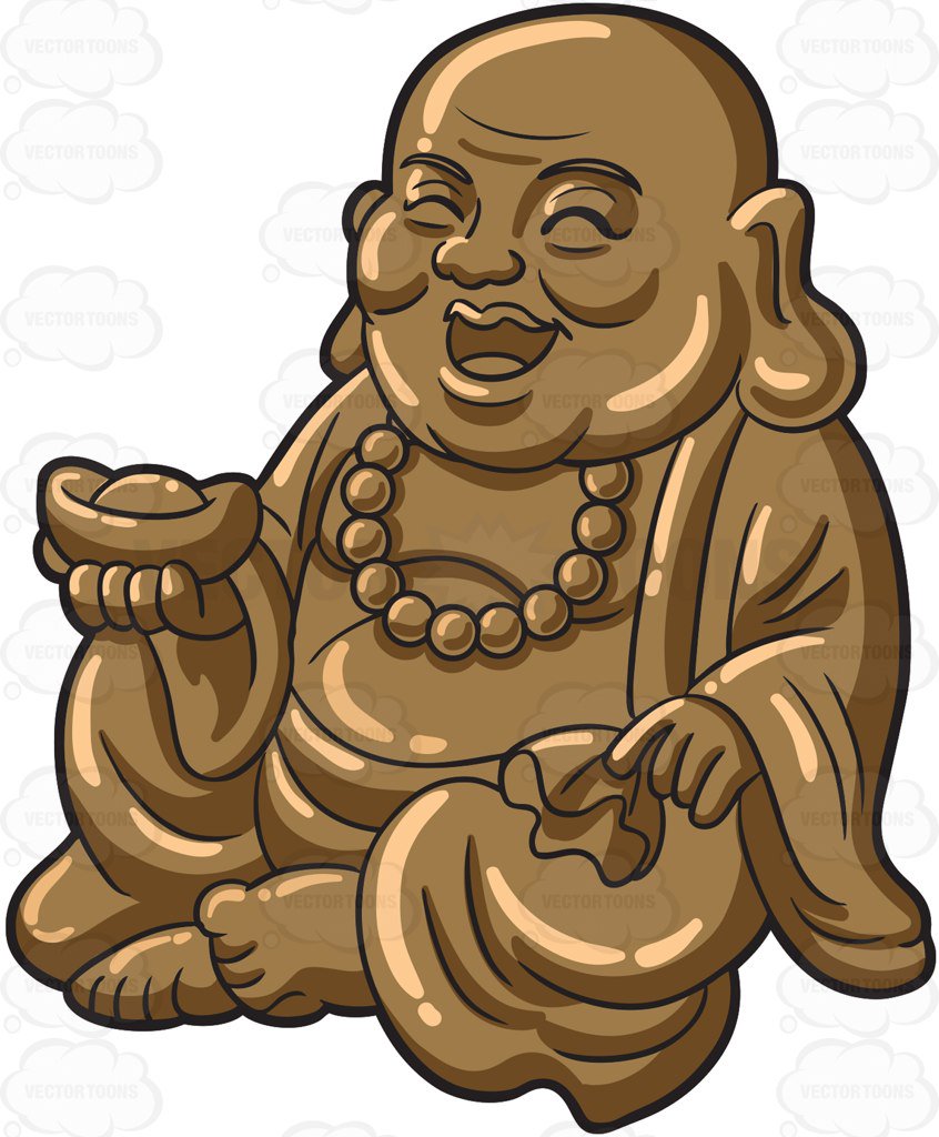 buddha clipart cartoon